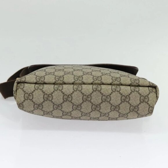 GUCCI GG Supreme Shoulder Bag PVC Beige Silver 223666 Auth ep10605 - Picture 7 of 16